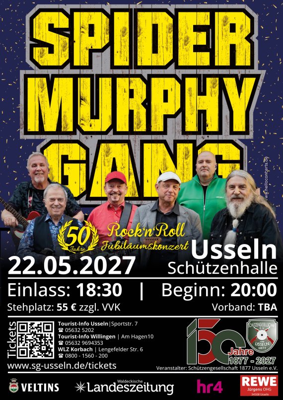 Spider Murphy Gang 2027 in Usseln