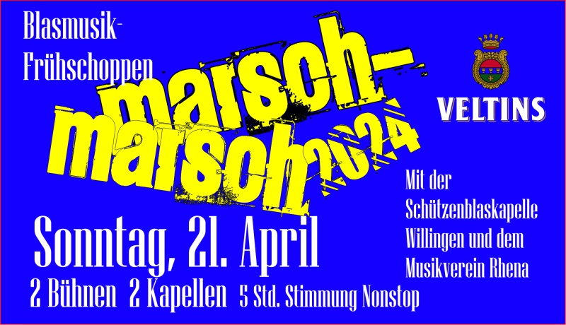 21.04.2024: Marsch-Marsch Frühschoppen - Tisch C7