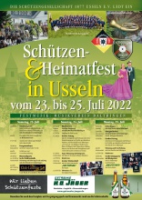 Plakat - Schützenfest Usseln 2022